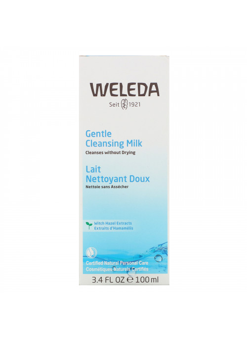 Weleda, Gentle Cleansing Milk, Witch Hazel Extracts, 3.4 fl oz (100 ml)