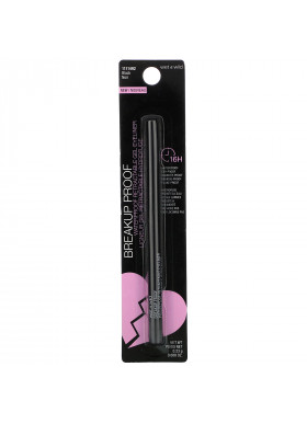 Wet n Wild, Breakup Proof Retractable Gel Eyeliner, Black, 0.008 oz (0.23 g)