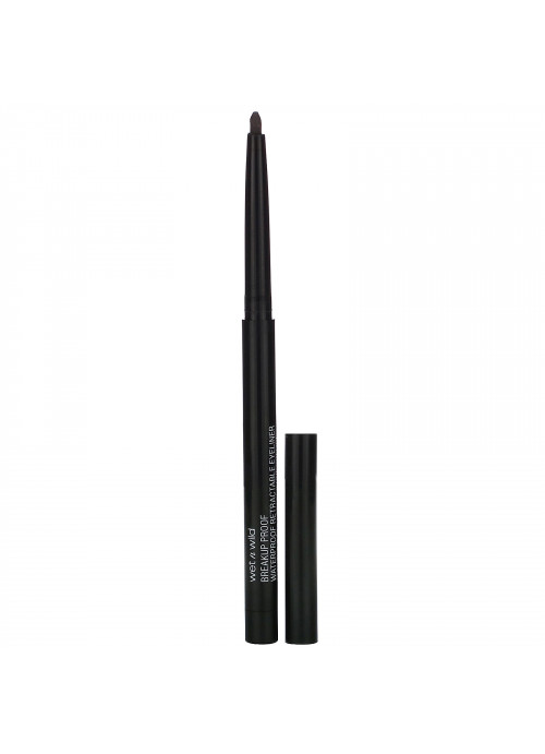 Wet n Wild, Breakup Proof Retractable Gel Eyeliner, Black, 0.008 oz (0.23 g)
