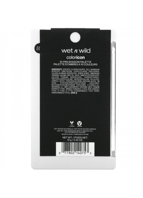 Wet n Wild, Color Icon, 10-Pan Shadow Palette, Call Me Sunshine, 0.42 oz (12 g)