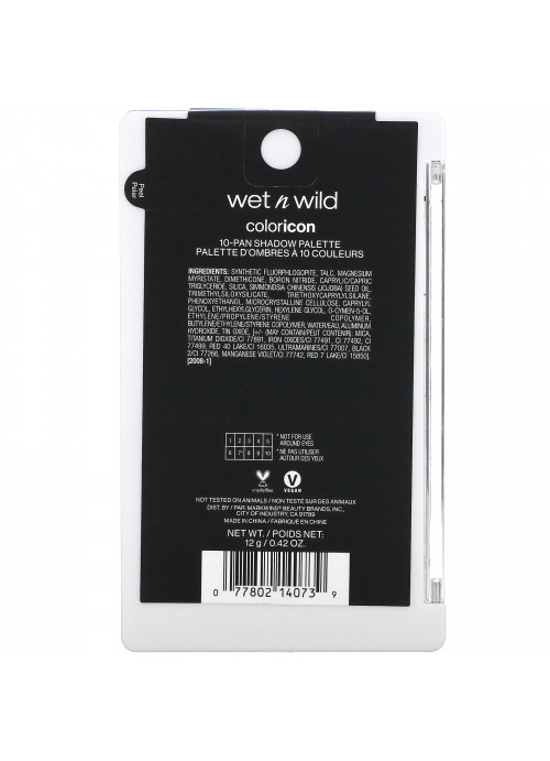 Wet n Wild, Color Icon, 10-Pan Shadow Palette, Nude Awakening, 0.42 oz (12 g)