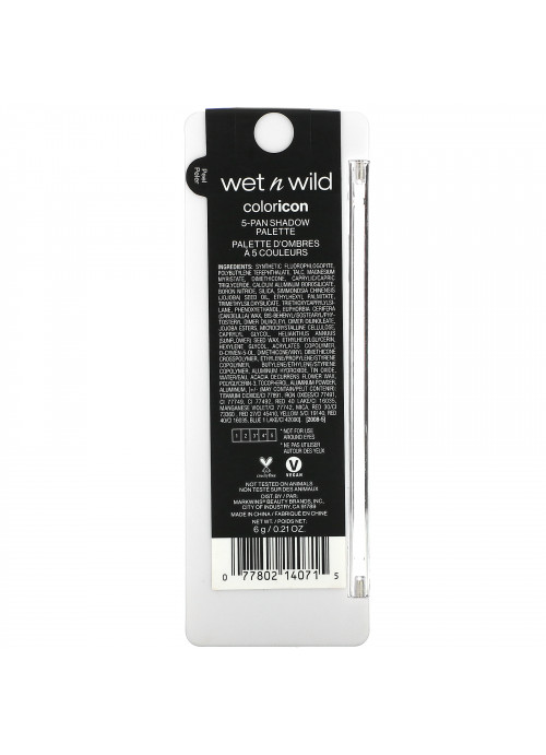 Wet n Wild, Color Icon, 5-Pan Shadow Palette, Camo-flaunt, 0.21 oz (6 g)