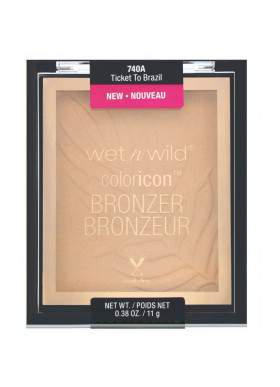 Wet n Wild, Color Icon Bronzer, Ticket to Brazil, 0.38 oz (11 g)