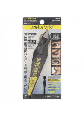 Wet n Wild, Lash Renegade Mascara, Brazen Black, 0.27 fl oz (8 ml)