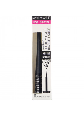 Wet n Wild, MegaLiner Metallic Liquid Eyeliner, Cosmic Black, 0.12 fl oz (3.5 ml)