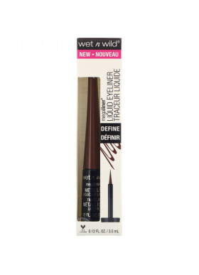 Wet n Wild, MegaLiner Metallic Liquid Eyeliner, Metallic Brown, 0.12 fl oz (3.5 ml)