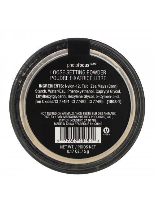 Wet n Wild, PhotoFocus Loose Setting Powder, Translucent, 0.17 oz (5 g)