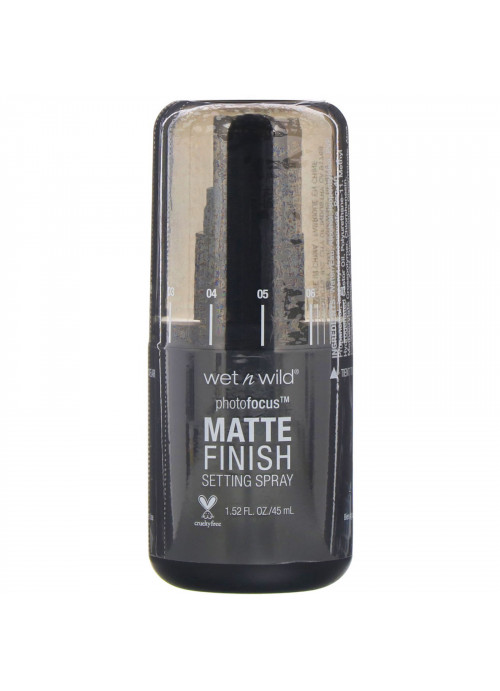 Wet n Wild, PhotoFocus, Matte Finish Setting Spray, Matte Appeal, 1.52 fl oz (45 ml)
