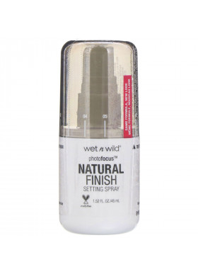 Wet n Wild, PhotoFocus Natural Finish Setting Spray, Seal the Deal, 1.52 fl oz (45 ml)