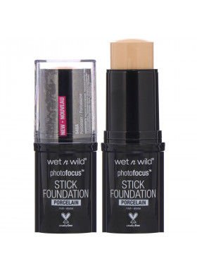 Wet n Wild, PhotoFocus Stick Foundation, Porcelain, 0.42 oz (12 g)