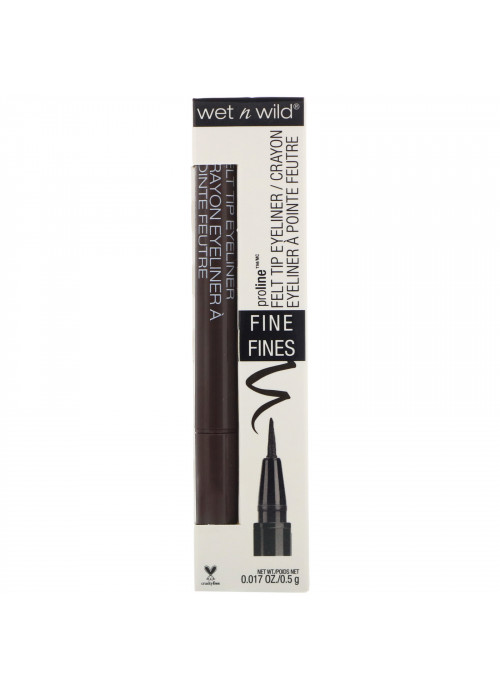Wet n Wild, ProLine Felt Tip Eyeliner, Dark Brown, 0.017 oz (0.5 g)