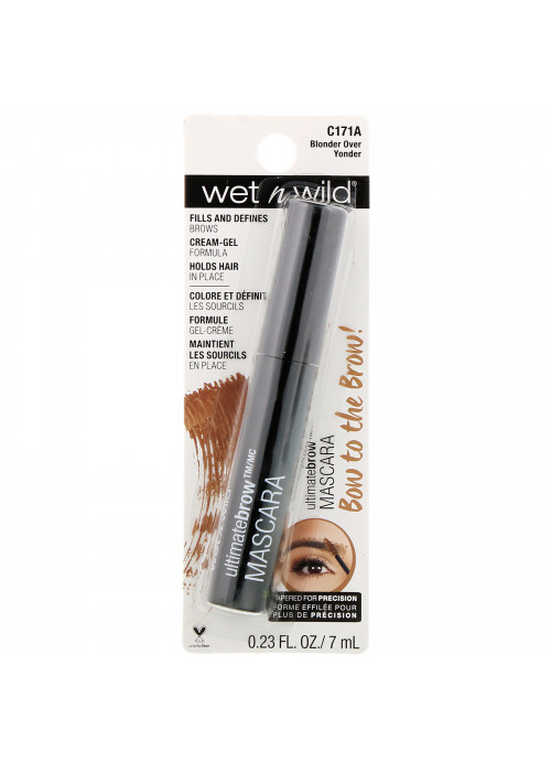 Wet n Wild, Ultimate Brow Mascara, Blonder Over Yonder, 0.23 fl oz (7 ml)
