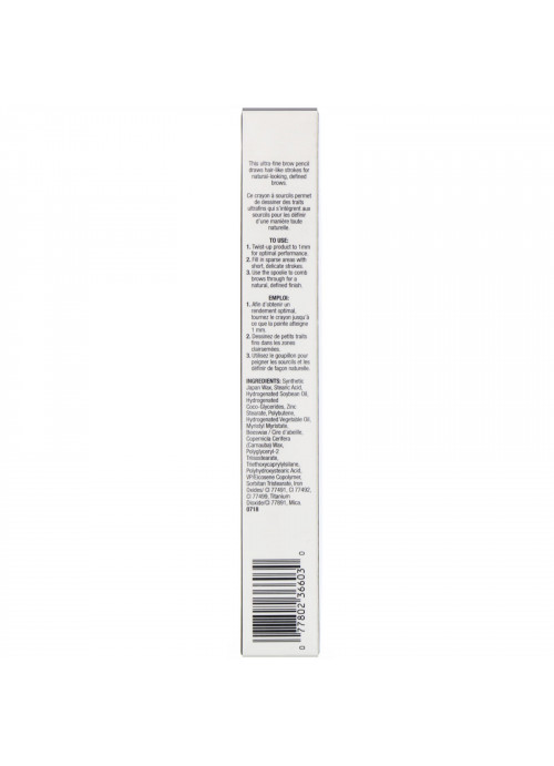 Wet n Wild, Ultimate Brow Micro Brow Pencil, 649A Deep Brown, 0.002 oz (0.06 g)