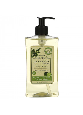 A La Maison de Provence, Hand & Body Liquid Soap, Yuzu Lime, 16.9 fl oz (500 ml)