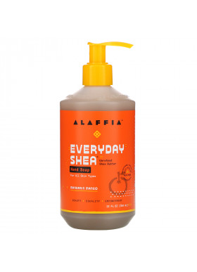 Alaffia, Everyday Shea, Hand Soap, Mandarin Mango, 12 fl oz (354 ml)