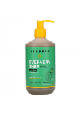 Alaffia, Everyday Shea, Hand Soap, Peppermint Tingle, 12 fl oz (354 ml)