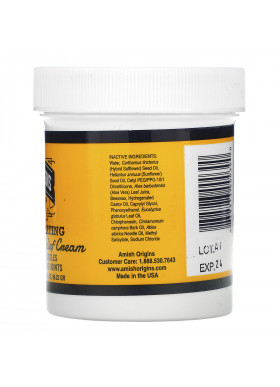 Amish Origins, Deep Penetrating, Greaseless Pain Relief Cream, 3.5 fl oz (99.22 g)