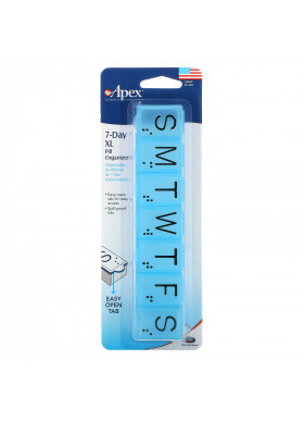 Apex, 7-Day Pill Organizer, X-Large, 1 Count