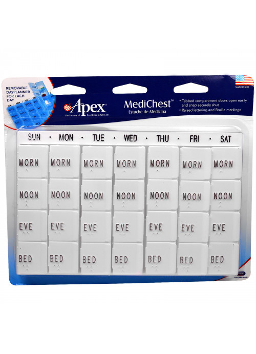 Apex, MediChest, Vitamin and Medication Organizer