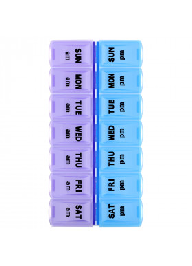 Apex, Pill Organizer with Decorative Sleeve, AM/PM, 2 Pill Organizers