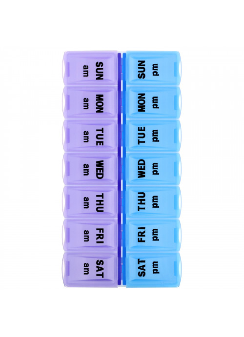 Apex, Pill Organizer with Decorative Sleeve, AM/PM, 2 Pill Organizers