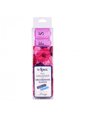 Apex, Pill Organizer with Decorative Sleeve, Large, 1 Pill Organizer