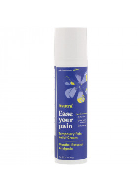 Asutra, Ease Your Pain, Temporary Pain Relief Cream, 3 oz (85 g)