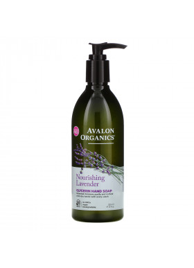 Avalon Organics, Glycerin Hand Soap, Nourishing Lavender, 12 fl oz (355 ml)