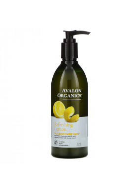 Avalon Organics, Glycerin Hand Soap, Refreshing Lemon, 12 fl oz (355 ml)