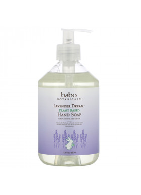 Babo Botanicals, Lavender Dream, Plant Based Hand Soap, 17.6 fl oz (520 ml)