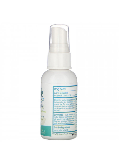 BAC-D, Hand Sanitizer and Wound Care, Alcohol Free, 2 fl oz (59 ml)