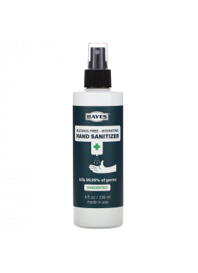 Bayes, Hand Sanitizer, Alcohol Free, Unscented, 8 fl oz (236 ml)