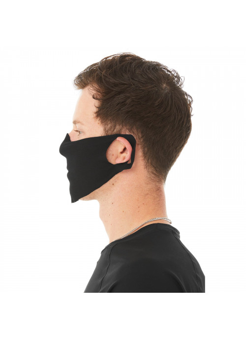 BELLA+CANVAS, Adult Daily Face Cover, Black, 1 Mask