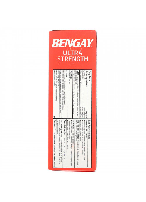 Bengay, Topical Analgesic Cream, Ultra Strength, 4 oz (113 g)