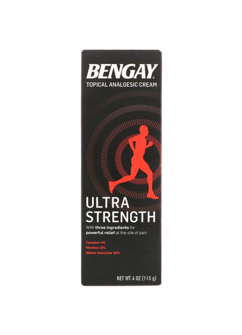 Bengay, Topical Analgesic Cream, Ultra Strength, 4 oz (113 g)