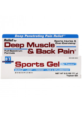 Boericke & Tafel, Sports Gel for Trauma, Topical Gel, 2.5 oz (71 g)