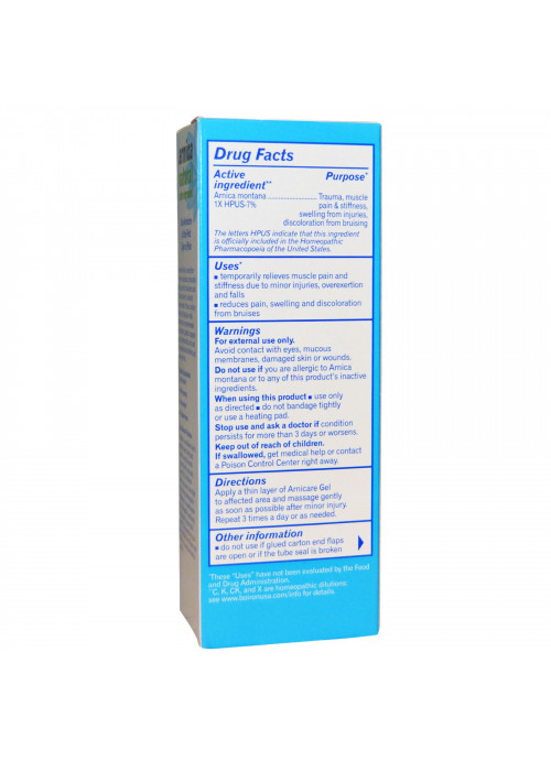 Boiron, Arnicare Gel, Pain Relief, Unscented, 4.1 oz (120 g)