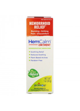 Boiron, HemCalm Ointment, Hemorrhoid Relief, 1 oz (30 g)