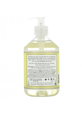 Deep Steep, Argan Oil Hand Wash, Lemongrass-Jasmine, 17.6 fl oz (520 ml)