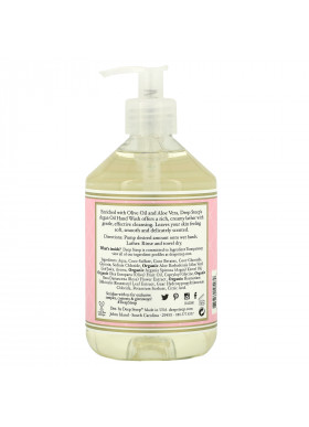 Deep Steep, Argan Oil Hand Wash, Rosewater & Aloe, 17.6 fl oz (520 ml)