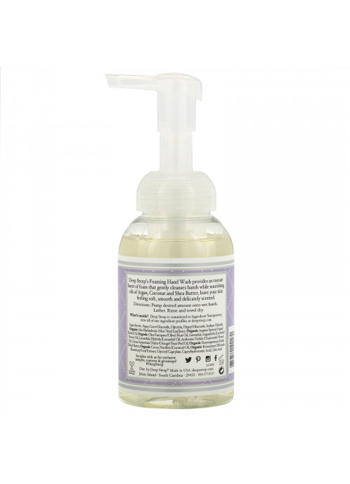 Deep Steep, Foaming Hand Wash, Lavender - Chamomile, 8 fl oz (237 ml)