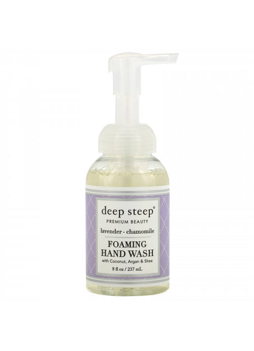 Deep Steep, Foaming Hand Wash, Lavender - Chamomile, 8 fl oz (237 ml)