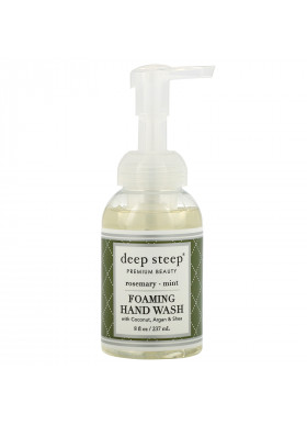 Deep Steep, Foaming Hand Wash, Rosemary - Mint, 8 fl oz (237ml)