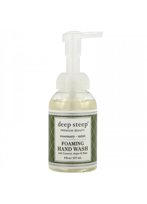 Deep Steep, Foaming Hand Wash, Rosemary - Mint, 8 fl oz (237ml)