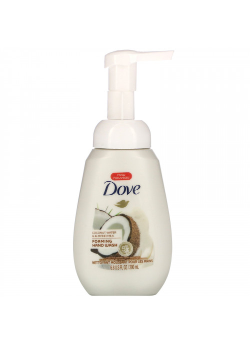 Dove, Foaming Hand Wash, Coconut Water & Almond Milk, 6.8 fl oz (200 ml)