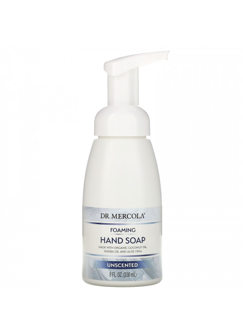 Dr. Mercola, Foaming Hand Soap, Unscented, 8 fl oz (236 ml)