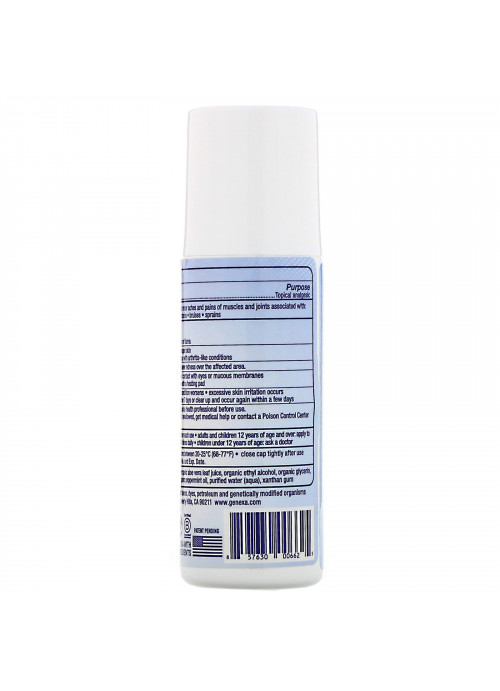 Genexa, Pain Crush, Cold Therapy Pain Relief Roll-On, 3 fl oz (89 ml)