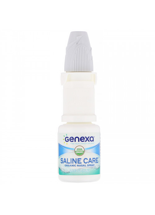 Genexa, Saline Care, Organic Nasal Spray,  0.5 fl oz (15 ml)