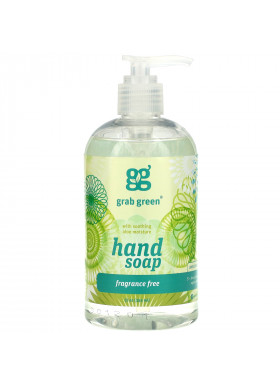 Grab Green, Hand Soap, Fragrance Free, 12 oz (355 ml)