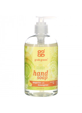 Grab Green, Hand Soap, Tangerine with Lemongrass, 12 oz (355 ml)